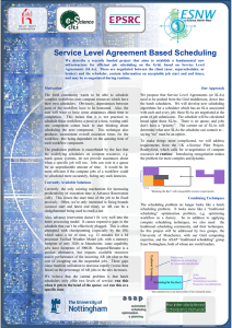 Service Level Agreement Based Scheduling