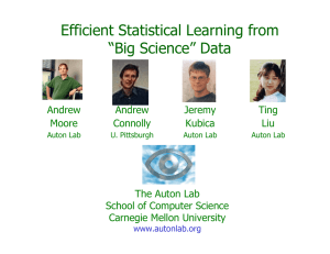Efficient Statistical Learning from “Big Science” Data