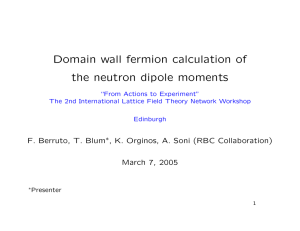 Domain wall fermion calculation of the neutron dipole moments