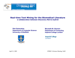 Real-time Text Mining for the Biomedical Literature