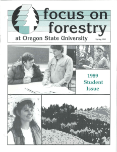 at Oregon State University 1989 Student Issue