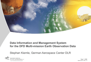 Data Information and Management System Stephan Kiemle, German Aerospace Center DLR