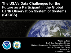 The USA’s Data Challenges for the Earth Observation System of Systems