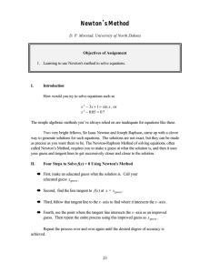 ’ Newton s Method