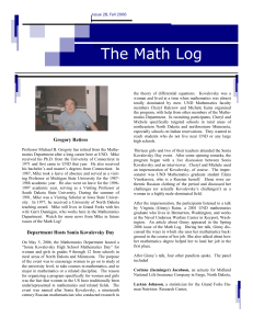 The Math Log