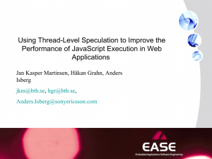 Using Thread-Level Speculation to Improve the Applications