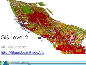 GIS Level 2 MIT GIS Services