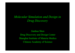 Molecular Simulation and Design in Drug Discovery