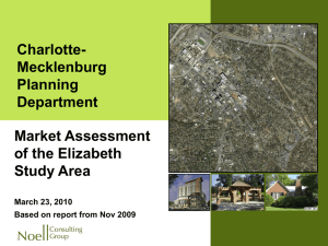 Charlotte- Mecklenburg Planning Department