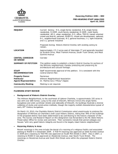 Current  Zoning:  R-5, single family residential, R-8, single... residential, R-22MF, multi-family residential, R-43MF, multi-family Rezoning Petition 2001 - 099