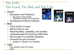 The Grid: The Good, The Bad, and The Ugly Good: Bad: