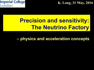 Precision and sensitivity: The Neutrino Factory – physics and acceleration concepts