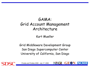 GAMA: Grid Account Management Architecture