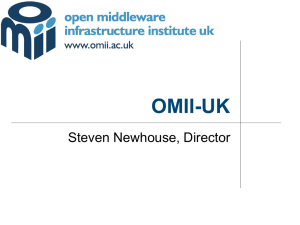OMII-UK Steven Newhouse, Director