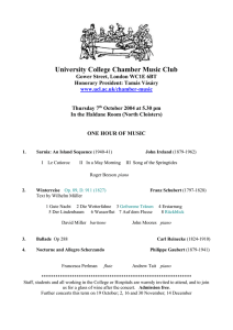 University College Chamber Music Club