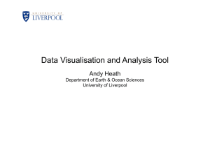 Data Visualisation and Analysis Tool Andy Heath