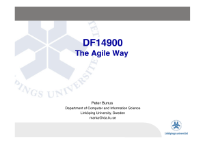 DF14900    The Agile Way