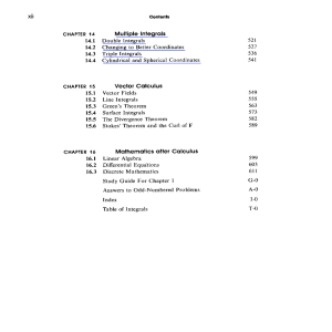 Multiple Integrals