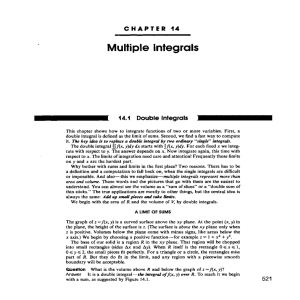 Integrals Multiple 4