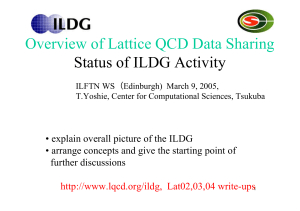 Overview of Lattice QCD Data Sharing Status of ILDG Activity