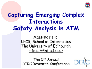 Capturing Emerging Complex Interactions Safety Analysis in ATM