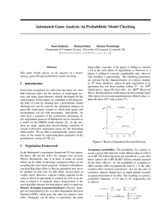 Automated Game Analysis via Probabilistic Model Checking