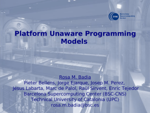 Platform Unaware Programming Models