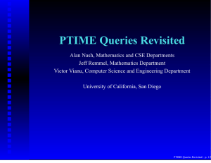 PTIME Queries Revisited