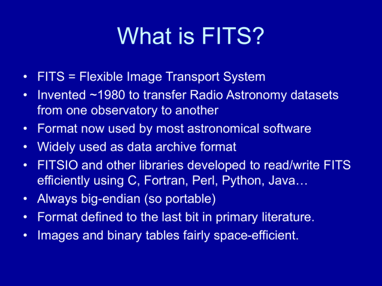 What Is FITS 