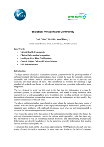 dbMotion: Virtual Health Community