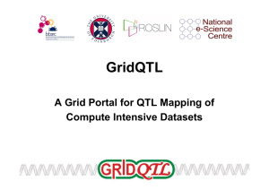 GridQTL A Grid Portal for QTL Mapping of Compute Intensive Datasets