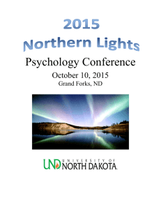 Psychology Conference October 10, 2015