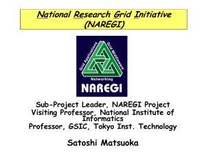 National Research Grid Initiative (NAREGI)