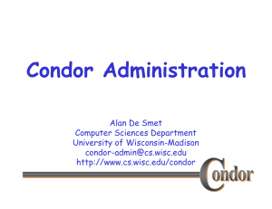 Condor Administration