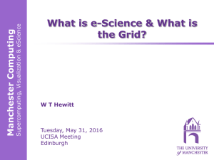 What is e-Science &amp; What is the Grid? puting Com