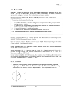 10.  AC Circuits*