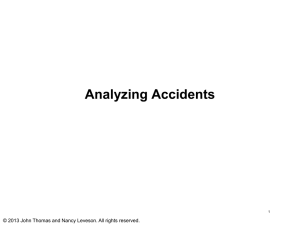 Analyzing Accidents 1