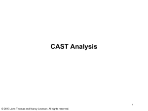 CAST Analysis 1
