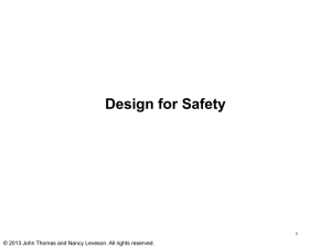 Design for Safety 1