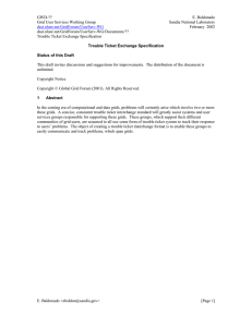 GWD-?? E. Baldonado Grid User Services Working Group