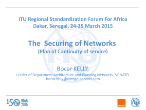 The  Securing of Networks