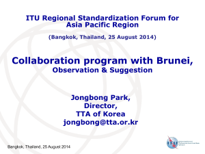 Collaboration program with Brunei,