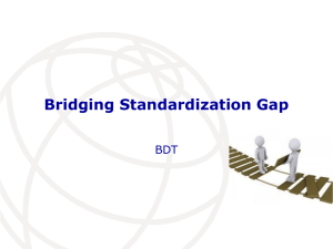 Bridging Standardization Gap BDT