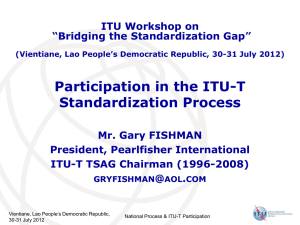 Participation in the ITU-T Standardization Process