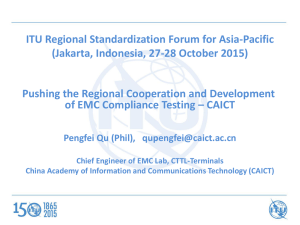 ITU Regional Standardization Forum for Asia-Pacific (Jakarta, Indonesia, 27-28 October 2015)