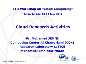 Cloud Research Activities