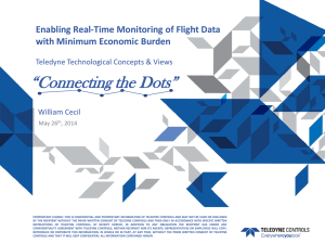 “Connecting the Dots” Enabling Real-Time Monitoring of Flight Data