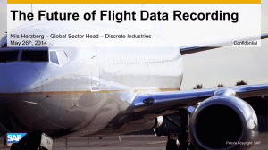 The Future of Flight Data Recording Nils Herzberg May 26