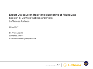 Session 5: Views of Airlines and Pilots Lufthansa Airlines 2014-05-27