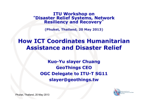 How ICT Coordinates Humanitarian Assistance and Disaster Relief